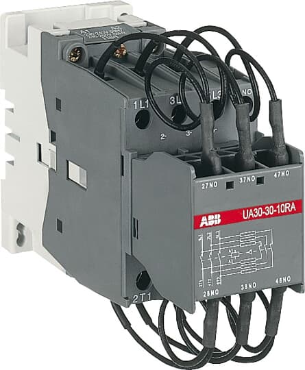 ABB UA30-30-10RA 220-230V 50Hz/ 230-240V 60Hz, 400-415V 30 Kvar capacitor contactor